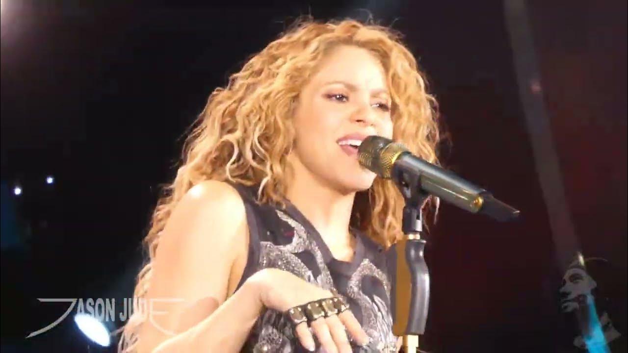 Shakira - Si Te Vas [HD] LIVE San Antonio 8/24/18 - YouTube