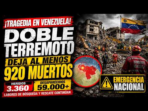⁣Aumenta a 920 la cifra de muertos tras el terremoto en Venezuela