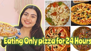 I Eat Only Pizza For 24 Hours| 24 hour food Challenge| Yashita Rai
