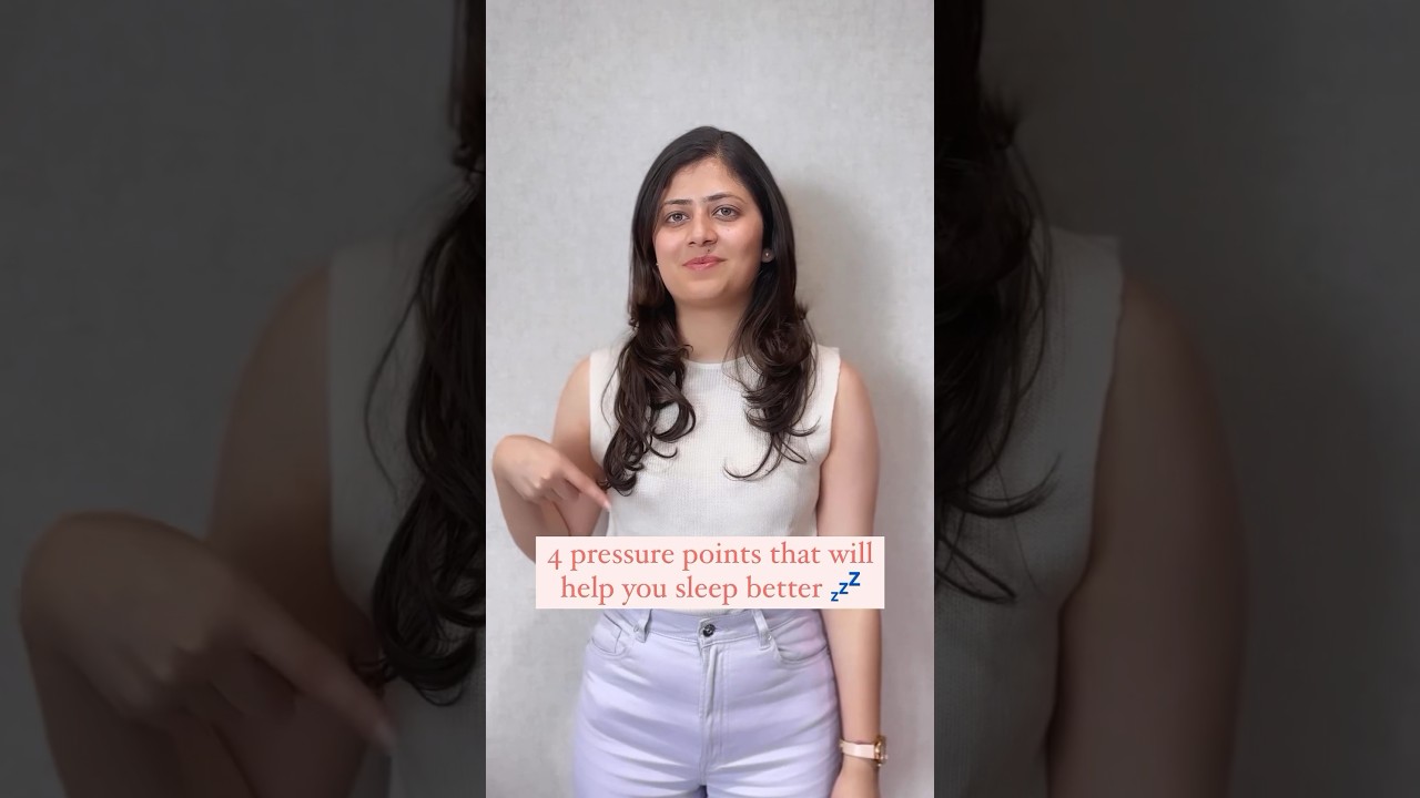 These 4 pressure points will help you sleep better 😴💤 