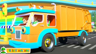 wheels on the garbage truck street vehicle videos nursery rhymes and kids songs