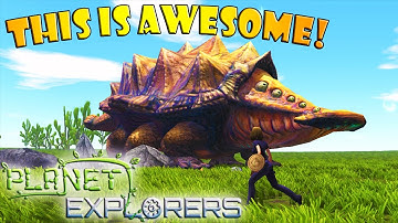 A realistic Minecraft? a Brand New Game! Planet Explorers!