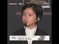 "He didn't give me many indication", the young actor Rimu KUWAKI about the direction from KORE-EDA