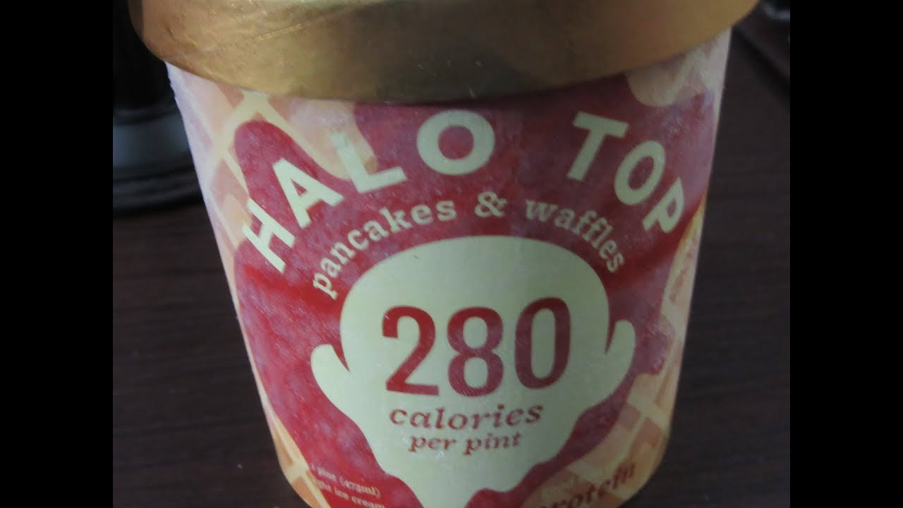 Halo Top Pancakes and Waffles Protein Ice Cream YouTube
