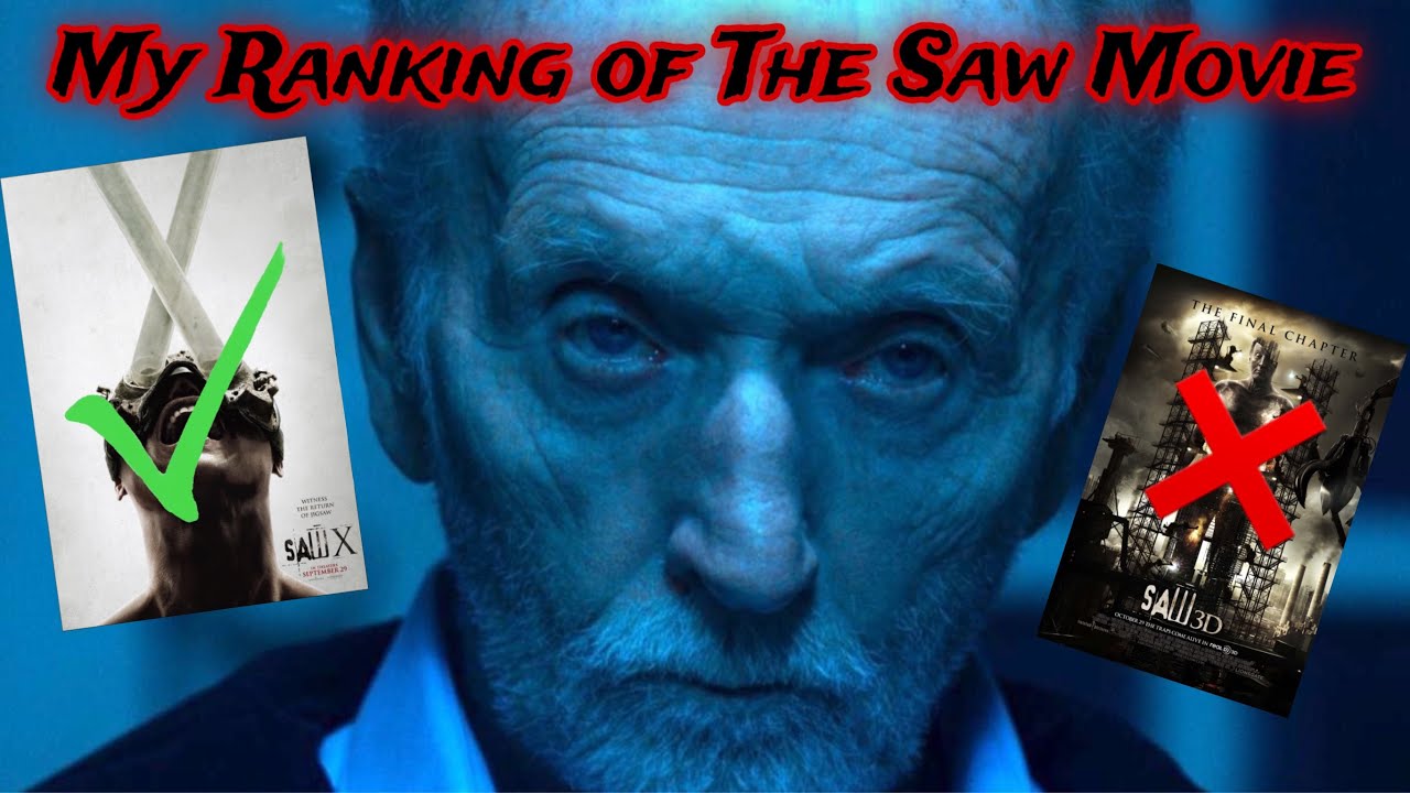My Ranking of The Saw Movie (Including Saw X) YouTube