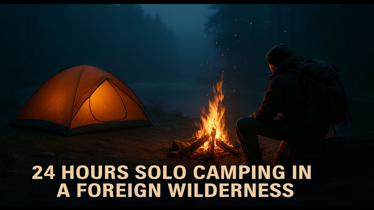 24 Hours Solo Camping in a Foreign Wilderness |ADVENTURE - YouTube