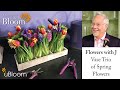 Vase Trio of Spring Flowers- LIVE with J Schwanke