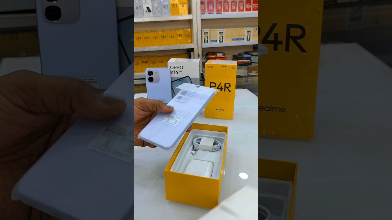 Realme p4r vs oppo k14 5g smartphone quick unboxing ⚡first look first impression & review