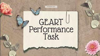 GEART Performance task