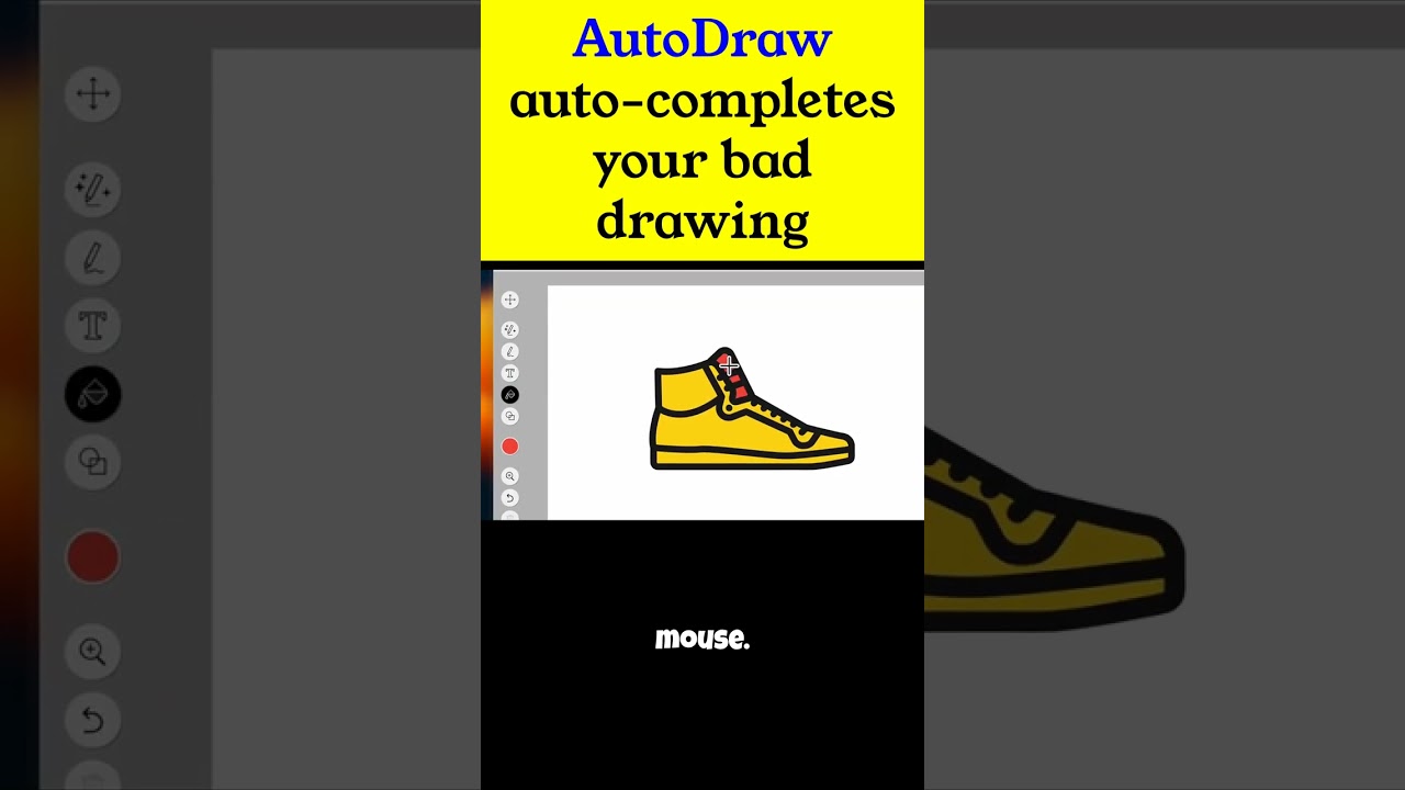 AI Fixes My Terrible Drawing | AutoDraw #AutoDraw #AITools #Shorts