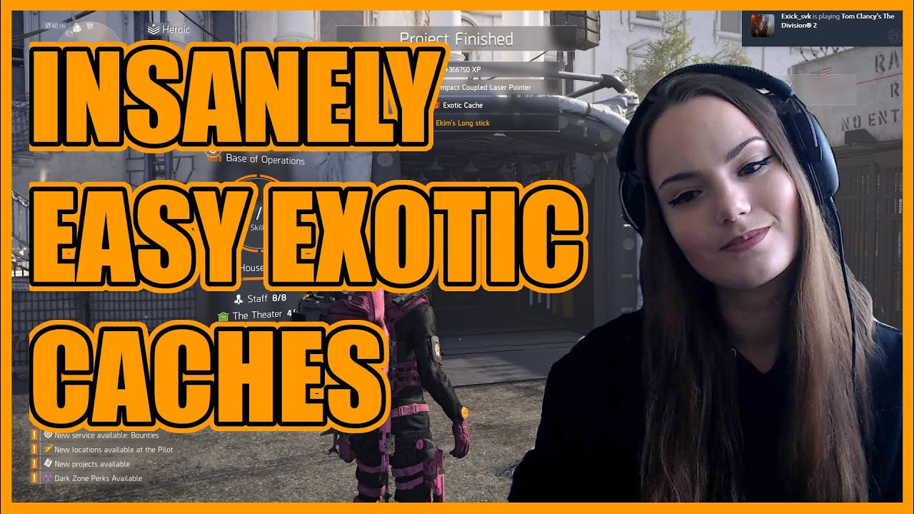 The Division 2 | Easiest Way to Get Exotic Caches