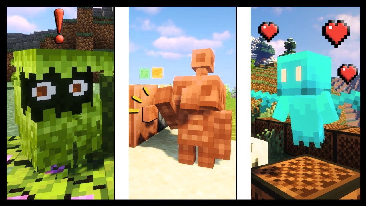 Minecraft da Depressão 🍀 on X: Esses são os Mobs da votação da