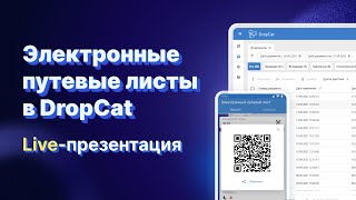 ЭЛЕКТРОННЫЙ ПУТЕВОЙ ЛИСТ: ПРЕЗЕНТАЦИЯ СЕРВИСА DROPCAT