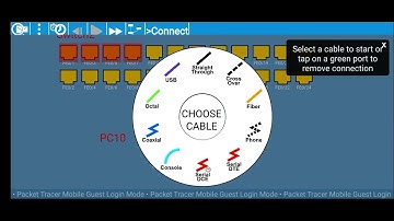 Menghubungkan jaringan menggunakan DHCPserver di cisco packet tracer di hp android