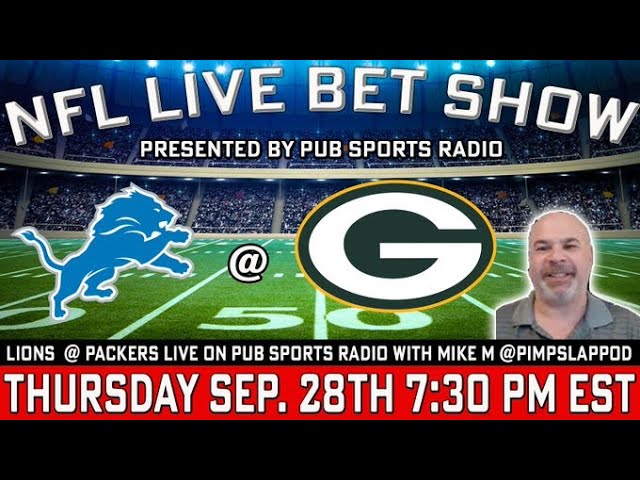Green Bay Packers vs Detroit Lions Live Bet Stream