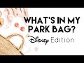 What's In My Park Bag? || Disney Edition 2021
