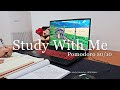 1 hour study with me  pomodoro 5010  relaxing harp bgm   with timer  day 2