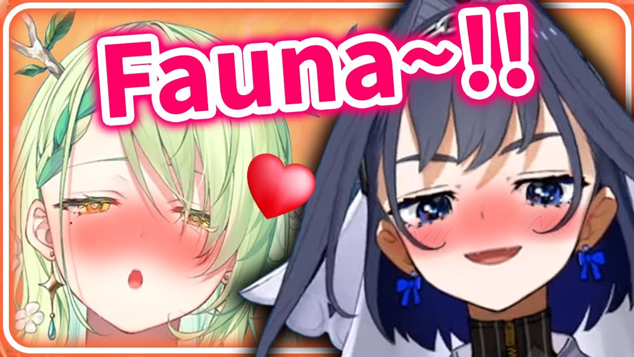 Kronii Got a Little TOO Excited when Fauna Showed Up at her Stream! 【Ouro Kronii / HololiveEN】