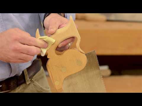 How to Finish a New Hand Saw Handle 🪚