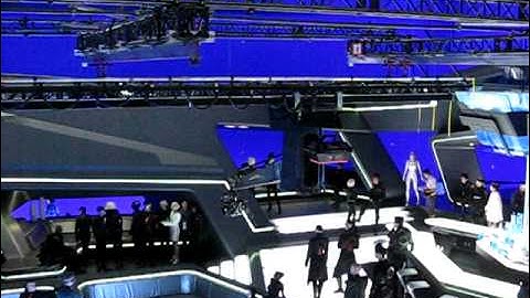 Tron Legacy (Behind the Scenes) - Overhead Graphlite Motion Control Crane