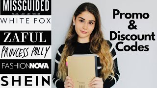 Discount Codes for Shein, Fashion Nova, Princess Polly, Zaful, Missguided, White Fox Boutique | 2020