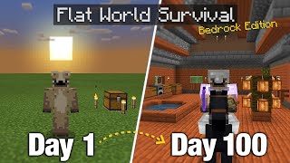 I Survived 100 Days on a Flat World with Nothing but... a Bonus Chest