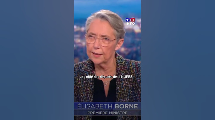 « Je n’étais pas en colère, j’ai été très choquée. » Élisabeth Borne