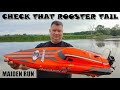 Hking rtr marine aquaholic v3 brushless deep vee racing boat 730mm orange maiden run