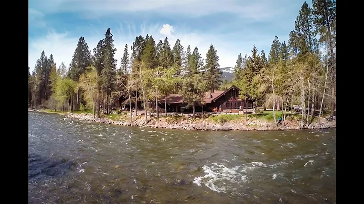 Spacious Riverfront Retreat in Darby, Montana