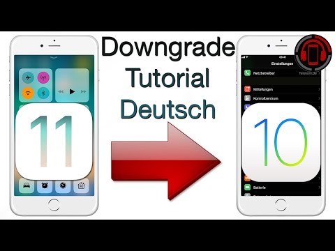 Video: Wie kann ich auf ios11 downgraden?