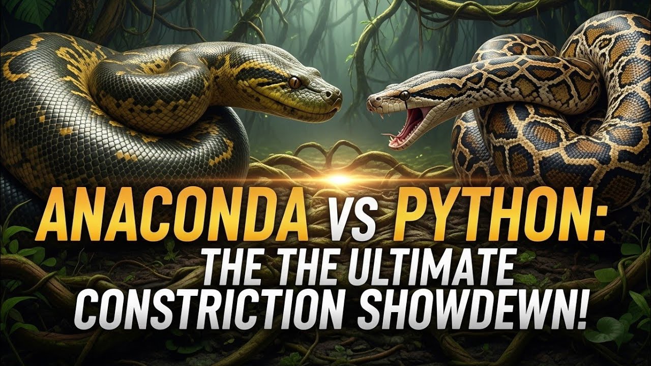 Anaconda vs Python: The Ultimate Constriction Showdown!# ...