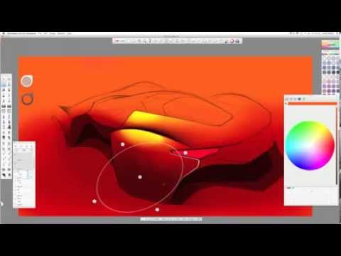 SketchBook Pro - Colour Theory / Rendering tutorial