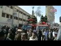 محافظ المنيا يتقدم الجنازة العسكرية