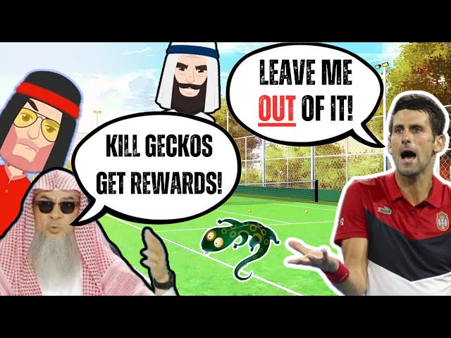 Kill Geckos (NOT Novak Djokovic), Get Rewards! (Featuring Assim Al Hakeem) class=