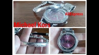 Брендовая бижутерия с АлиЭкспресс♥ Майкл корс браслет и часы♥ Bracelet&amp;watch Michael Kors