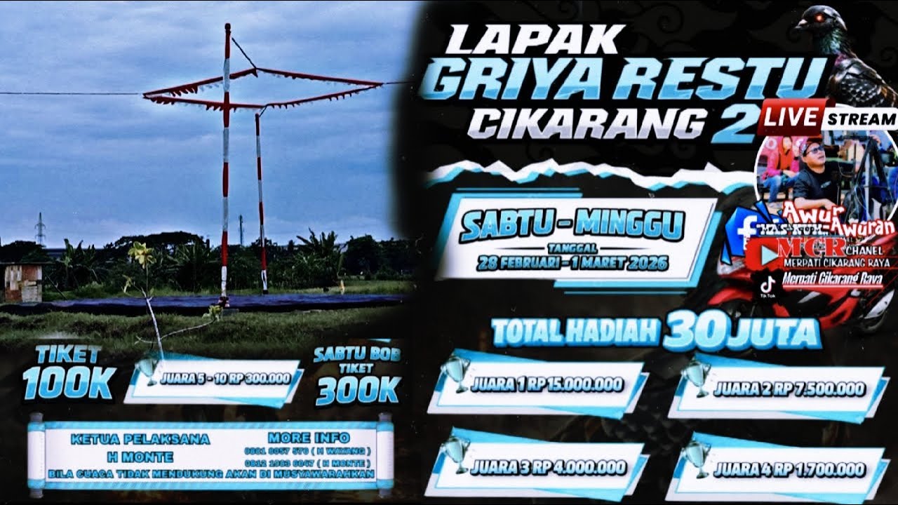 LIVE UTAMA BABAK  FINAL |LAPAK GRC 2 | EVET NEW PCX | LIGA PMKN|LIGA P3MKBI|KENWOOD