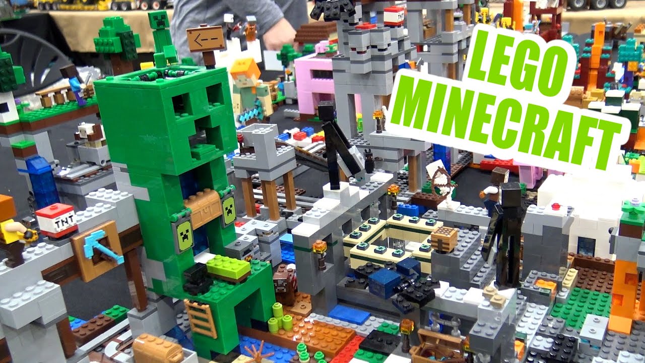 Custom LEGO Minecraft World | Brickworld Indy 2021