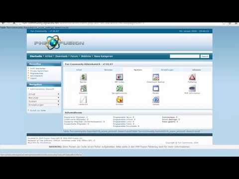 Php Fusion scores system Install  2