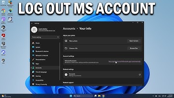 How To Log Out Of Microsoft Account On Windows 11 - Easy Fix