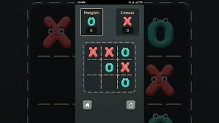 Noughts Vs Crosses | Tic Tac Toe Emoji - Online & Offline #shorts screenshot 2