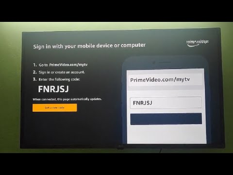 How to connect Amazon Prime Video Account from Smart TV | Where to Enter Your Code