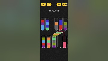 Water Sort Puzzle Level 652 Walkthrough Solution Android/iOS 💦