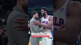 SIXERS ADVANCE TO SECOND ROUND👏 #nba #reels