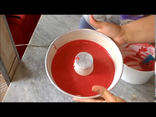 Bolo de veludo vermelho fácil com óleo Pastel: aprenda a desenhar