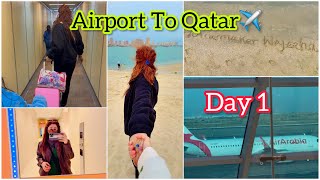 First Day Of International Trip Airport Scenes & Flight Experience Ramzan Kitchen Shopping