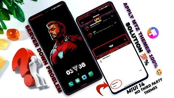How To Apply Remove Themes Parmanent In Miui Theme Store 🤩 Miui Theme Server Down Problem|Part2