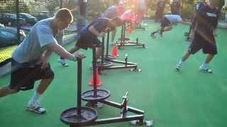 Banded Sled Push