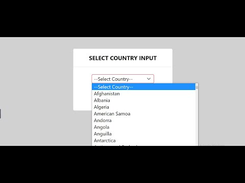 #11 Select Country Input with React Hook Form v7 - React Micro Project for Beginners