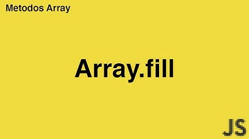 Array.fill: Cómo inicializar un vector o matriz utilizando el método fill
