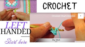 "Left-Handed Crochet for Beginners | Easy Stitches Step-by-Step!"